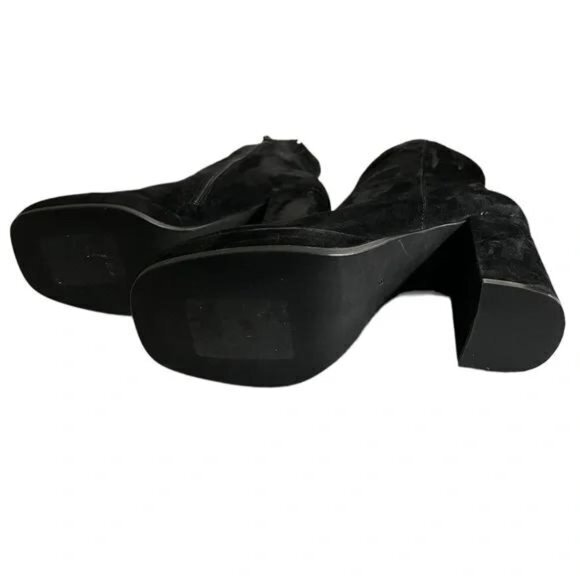 NEW JEFFREY CAMPBELL Spaced Block Heel Bootie BLAC - Picture 3 of 5